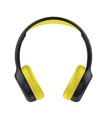 Trust Nouna Headset Wired & Wireless Head-band Calls/Music USB Type-C Bluetooth Black, Yellow