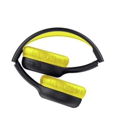 Trust Nouna Headset Wired & Wireless Head-band Calls/Music USB Type-C Bluetooth Black, Yellow