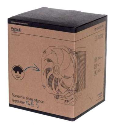 ENDORFY Fortis 5 Processor Air cooler 14 cm Black, Grey, Steel