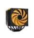 DeepCool AK620 Zero Dark Zoria Processor Air cooler 12 cm Black, Yellow 1 pc(s)