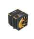 DeepCool AK620 Zero Dark Zoria Processor Air cooler 12 cm Black, Yellow 1 pc(s)
