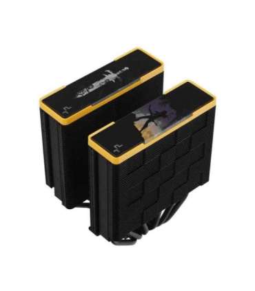 DeepCool AK620 Zero Dark Zoria Processor Air cooler 12 cm Black, Yellow 1 pc(s)