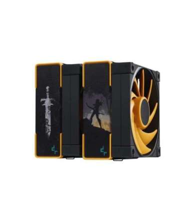 DeepCool AK620 Zero Dark Zoria Processor Air cooler 12 cm Black, Yellow 1 pc(s)