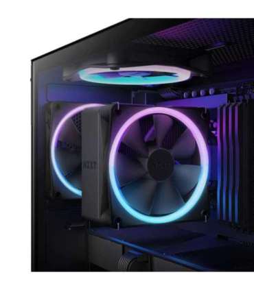 NZXT T120 RGB Processor Air cooler 12 cm Black 1 pc(s)