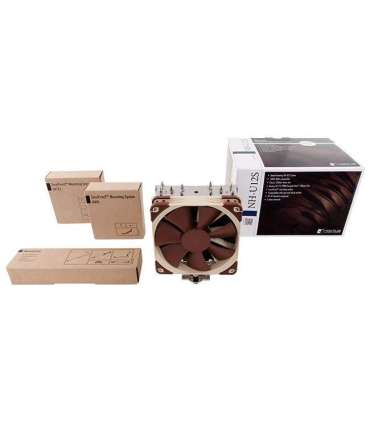 Noctua NH-U12S computer cooling component Processor Cooler 12 cm Brown, Stainless steel