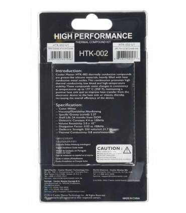 Cooler Master HTK-002 heat sink compound Thermal paste