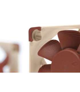 Noctua NF A4x10 PWM Computer case Fan 4 cm Beige, Red