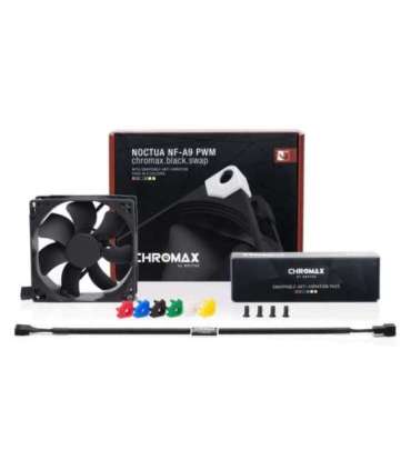 Noctua NF-A9 PWM CH.BK.S computer cooling component Computer case Fan 9.2 cm Black
