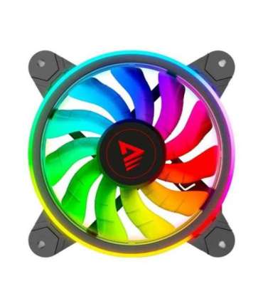 SAVIO FAN-01 4-pack 120mm ARGB fan including controller and remote control