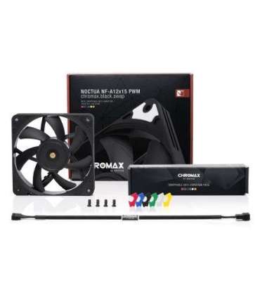 Noctua NF-A12X15 PWM CH.BK.S computer cooling component Computer case Fan 12 cm Black