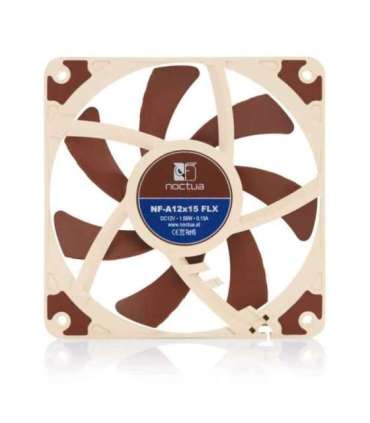 Noctua NF-A12x15 FLX Computer case Fan 12 cm Beige, Brown