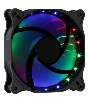 Aerocool COSMO12FRGB PC Fan 12cm LED RGB Molex Connector Silent Black