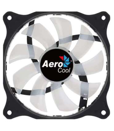 Aerocool COSMO12FRGB PC Fan 12cm LED RGB Molex Connector Silent Black
