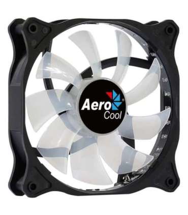 Aerocool COSMO12FRGB PC Fan 12cm LED RGB Molex Connector Silent Black