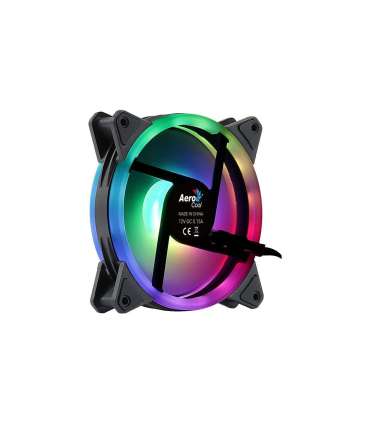 Aerocool Duo 12 ARGB 6-pin Computer case Fan 12 cm Black