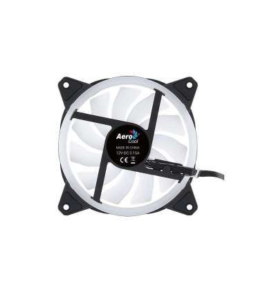 Aerocool Duo 12 ARGB 6-pin Computer case Fan 12 cm Black