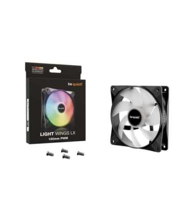 be quiet! LIGHT WINGS LX 120mm PWM Computer case Fan 12 cm Black 1 pc(s)