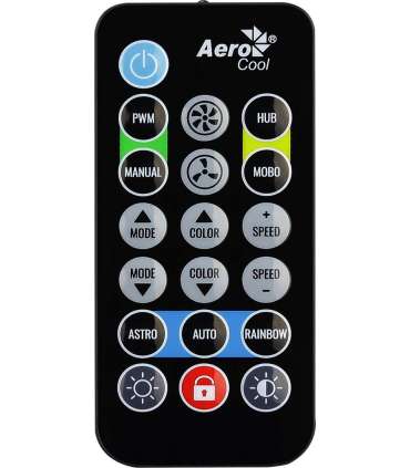 Aerocool Mirage 12 ARGB Pro Computer case Cooling set 12 cm Black