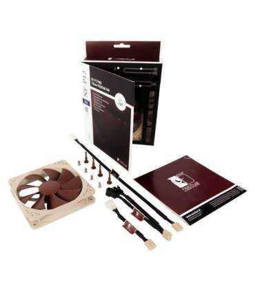 Noctua NF-P12 PWM computer cooling system Computer case Fan 12 cm Brown, White 1 pc(s)