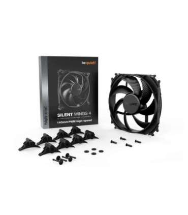be quiet! SILENT WINGS 4 140mm PWM high-speed Computer case Fan 14 cm Black 1 pc(s)