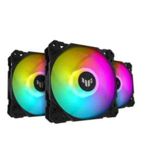 ASUS TUF Gaming TF120 ARGB Fan - Triple Fan Kit with ARGB Controller Computer case Air cooler 12 cm Black