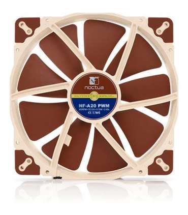 Noctua NF-A20 PWM Computer case Fan 20 cm Beige, Brown