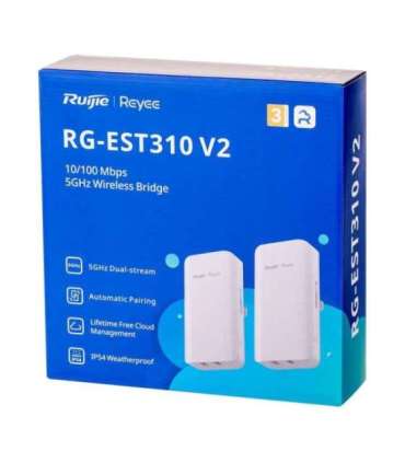 Ruijie Networks RG-EST310 V2 wireless access point 867 Mbit/s White Power over Ethernet (PoE)