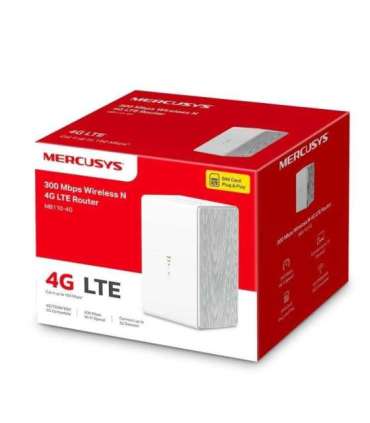 Mercusys MB110-4G wireless router Ethernet Single-band (2.4 GHz) White