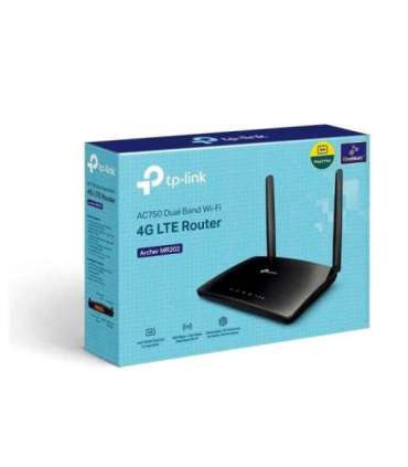 TP-Link Archer MR202 wireless router Fast Ethernet Dual-band (2.4 GHz / 5 GHz) 4G Black