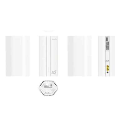 Tenda 5G01 wireless router Gigabit Ethernet Dual-band (2.4 GHz / 5 GHz) 5G White