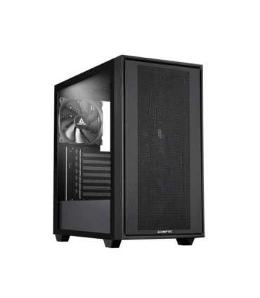 Chieftec Midi Tower GS-03B-BLK-OP, Schwarz Black