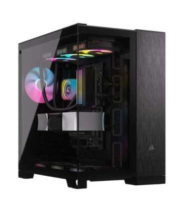 Corsair CC-9011283-WW computer case Midi Tower Aluminium, Black