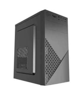 Gembird CCC-FC-K170-600W Office computer case Fornax K170, mATX, black + 600W 80PLUS bronze PSU