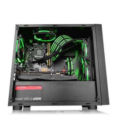 Thermaltake Versa H17 Window Micro-Tower Black