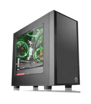 Thermaltake Versa H17 Window Micro-Tower Black