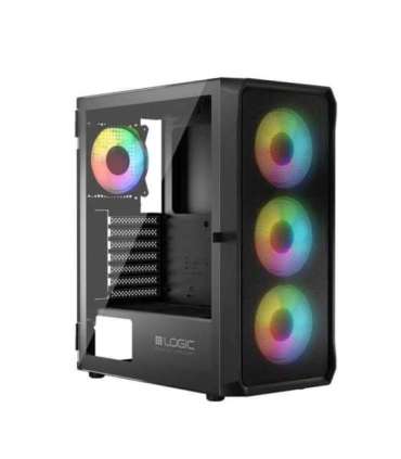 Logic PORTOS ARGB MINIDI USB 3.0 Case Black