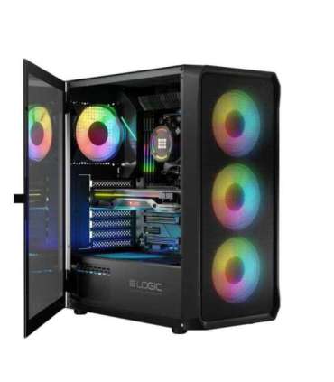 Logic PORTOS ARGB MINIDI USB 3.0 Case Black