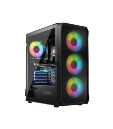 Logic PORTOS ARGB MINIDI USB 3.0 Case Black