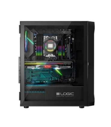 Logic PORTOS ARGB MINIDI USB 3.0 Case Black