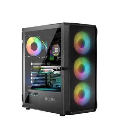 Logic PORTOS ARGB MINIDI USB 3.0 Case Black