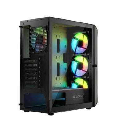 Logic PORTOS ARGB MINIDI USB 3.0 Case Black