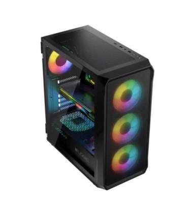 Logic PORTOS ARGB MINIDI USB 3.0 Case Black