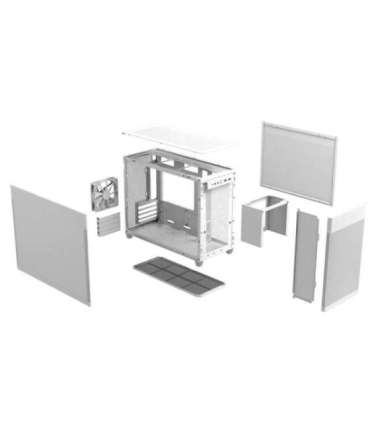 ASUS Prime AP201 MicroATX Mini Tower White