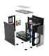 SAVIO PC Case Raptor X1 ARGB Glass/Mesh Black