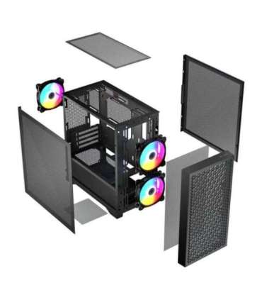 Logic DART PRO ARGB MINI USB-C PC Case Black