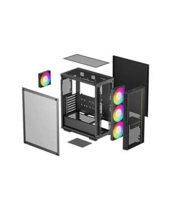 DeepCool MATREXX 55 MESH V4 C Midi Tower Black