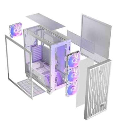 MODECOM Case VOLCANO PERUN APEX ARGB MIDI White