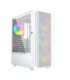 Gembird Fornax 4000W ARGB gaming ATX computer case, Midi Tower, backlight, White