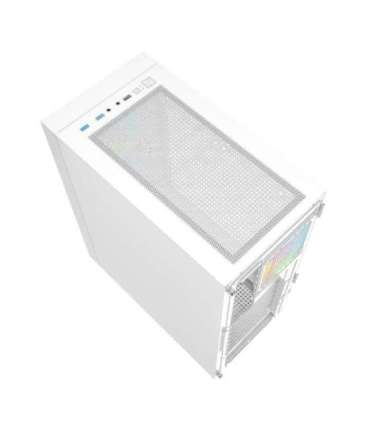 Gembird Fornax 4000W ARGB gaming ATX computer case, Midi Tower, backlight, White