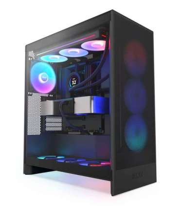 NZXT H7 Flow RGB Midi Tower Black